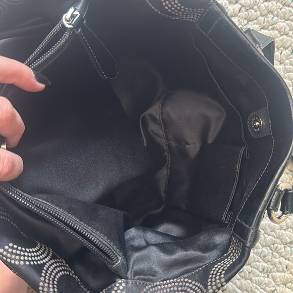 Coach Ashley Op-Art Tote - Picture 9 of 12